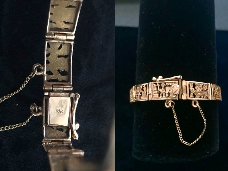 Gold Overlay Fancy Link Bracelet – Lasker Jewelers